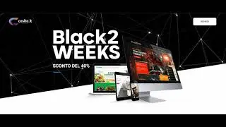 Black 2 WEEKS Sconto del 40% su Sito Web Professionale