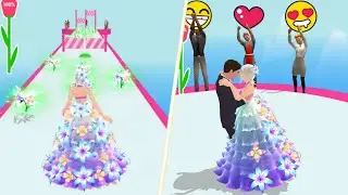 Flower Dress Run 👸🌹👗 All Levels Gameplay Trailer Android, iOS New Game FDR1GP4