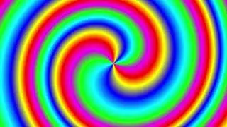 Color Changing Spiral 1 HOUR | Rainbow Color Changing Screen Video