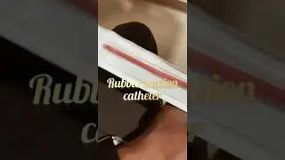 Rubber suction catheter