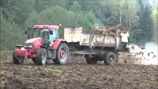 ZEAS Březná   rozmetání hnoje a orba