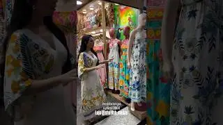 FARM-inspired dress - Tropical prints
