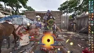 Mortal Online 2 Outpost Fight JA vs SA Mage PoV