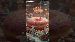 Inside the Donut &ndash; A Surreal Macro World of Chocolate & Color 🍩✨🌈