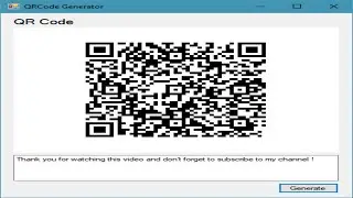 C# Tutorial - Generate QR Code | FoxLearn