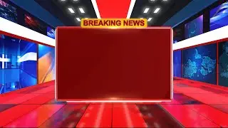Breaking News Template Background | News Studio Breaking Bumper Animation | No Copyright