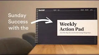 Sunday Success Systems with the Weekly Action Pad