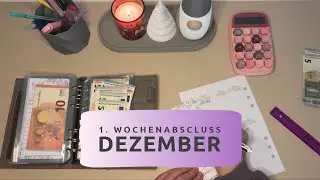 1 Wochenabschluss zum 2 Advent🕯️🎅🏼 #budget #budgeting #sparen