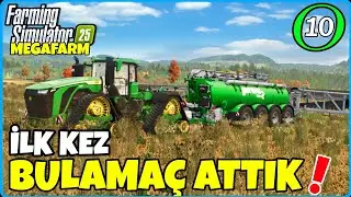 İLK KEZ BULAMAÇ ATTIK🔸️YENİ GÜNCELLEME İLE GELEN 913 HP JD 9RX ALDIK🔸️FARMING SIMULATOR 25 MEGAFARM