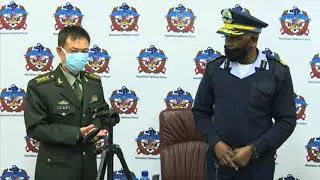 Defence Attach&eacute; through the Chinese Embassy  donates COVID-19 prevention equipment to NDF - NBC