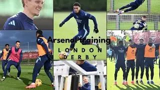 ARSENAL FIRST TEAM TRAINING AHEAD OF SATURDAY&rsquo;S LONDON DERBY AGAINST WESTHAM UNITED🔥