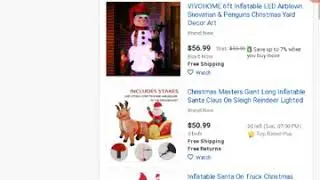 Amazon Christmas inflatables