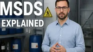 🧪 MSDS Explained with Example ! chemicals safety in industry! safety officer!