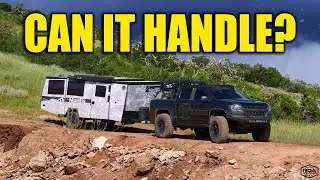 Off-Roading With A Midsized Truck & The Taxa 2023 Mantis 5.2 Overland Trailer | ROA Off-Road