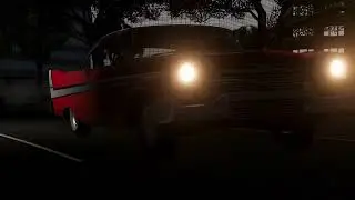 Moochie Death Scene #christine #BeamNG #horror