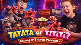 Brincadeira do Tatata ou Tititi com produtos Stranger Things #strangerthings 