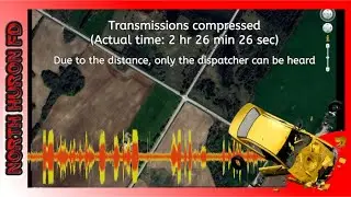 Clinton - SUV vs Tree With Entrapment (Dispatch FD Audio Only)