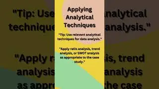 Top Analytical Techniques for CIMA Exam Success! #cimaexam #effectivecommunication #cima