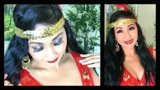 Great Gatsby Halloween Flapper Makeup, Hair & Costume!