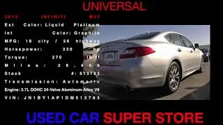DAILY UPLOAD 2013 INFINITI M37  Stock #:513763