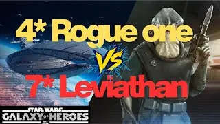 SWGOH - Profundity w 4* Rogue one  vs Leviathan counter