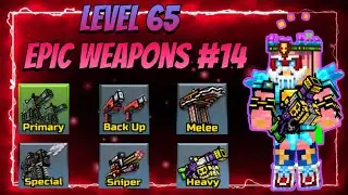 Pixel Gun 3D - Level 65 Epic Weapons Gameplay #14