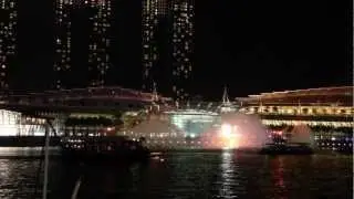 MBS Laser Show View From the Boat