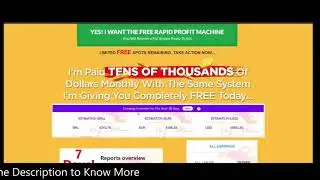 Rapid Profit Machine Review⚠️ WARNING ⚠️ DON'T JOIN WITHOUT MY 👷 CUSTOM 👷 BONUSES!!