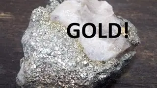 QUICK TEST FOR GOLD IN ETCHED ROCK