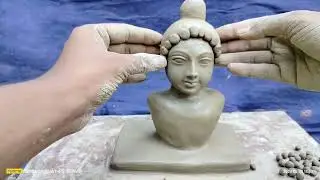 How to make  Buddha  Murti by clay #art #buddha #clayart #handmade