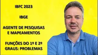 IBFC23Q001 – IBFC – IBGE 2023 – FUNÇÕES DO 1º E 2º GRAUS: PROBLEMAS (CONCURSO CORREIOS 2024)