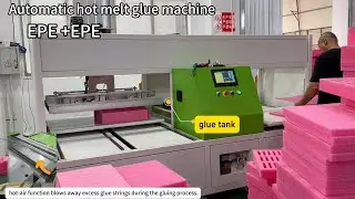 Hot Melt Adhesive for EPE and EPE | Remove glue strings function | Machine &agrave; colle thermofusible