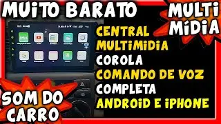 COROLA - CENTRAL MULTIMIDIA COMPLETA ANDROID E IPHONE - MAIS BARATO MENOR PRE&Ccedil;O