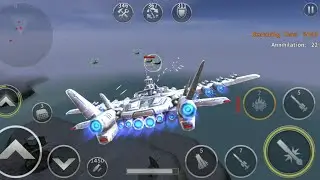Gunship Battle: WHITE MOTH gameplay (2stage)