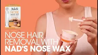 How to Remove Nose Hairs using Nad's Nose Wax Kit | Step by Step Tutorial | Demo Video