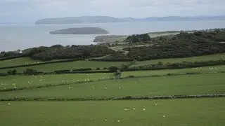 Llangoed Fedw Fawr Bwrdd Arthur Country Walk Scenery, Anglesey Walks, Tour Wales Walking Holidays UK