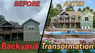 Epic Backyard Transformation 2025 | 3D Landscape Design Before & After