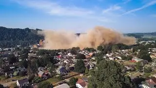 Springdale Stack Implosion 2023 (coal power plant)
