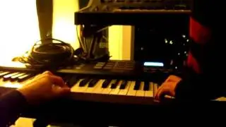 Brett from A Primitive Evolution and Jonathan Craig SFX master of makeup FX  jam with Heavyocity