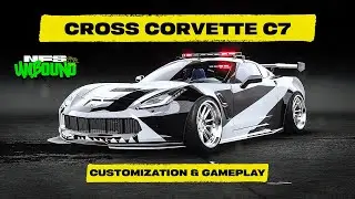 Need for Speed Unbound - Cross Corvette C7 Customization and Gameplay (Police Car)