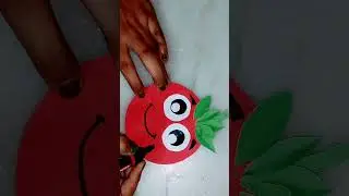 craft paper tomato🍅 || cute🥰 vegetable||cute art ||Subscribe for more..