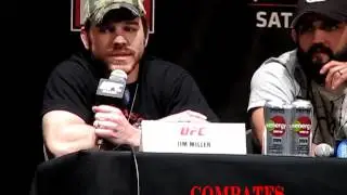 UFC ON FOX: Nate Diaz vs Jim Miller New York Press Conference