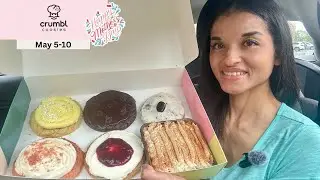 Crumbl | Lemon Cupcake, OREO Milkshake, Double Fudge Brownie, Pink Velvet & MORE! | Mothers Day Week