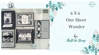 6 X 6 One Sheet Wonder Easy to Create Cards!