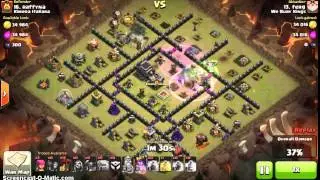 GoLoWiPe | 3 Star War Attack | TH9 | Clash of Clans