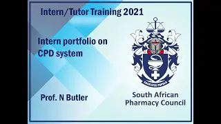 SAPC 2021 Intern/Tutor CPD Training Presentation