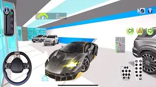 Crazy New Black Lamborghini Huracan Park In Super Car Store-3D Driving Class-IOS Android Gameplay