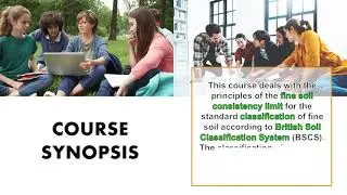 Micro-Credential Course Introduction: Soil Mechanics - Classification of Fine Soil