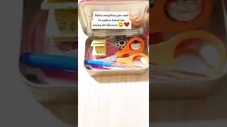 DIY Sewing Travel Kit (with stuff you already have) 😊 #artist #plushmaker #sewing #art #diy #fypシ