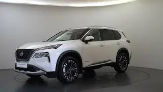 Superb 2024- Model X-Trail 1.5 213 e-Power e-4ORCE Tekna Auto in White with Black Leather